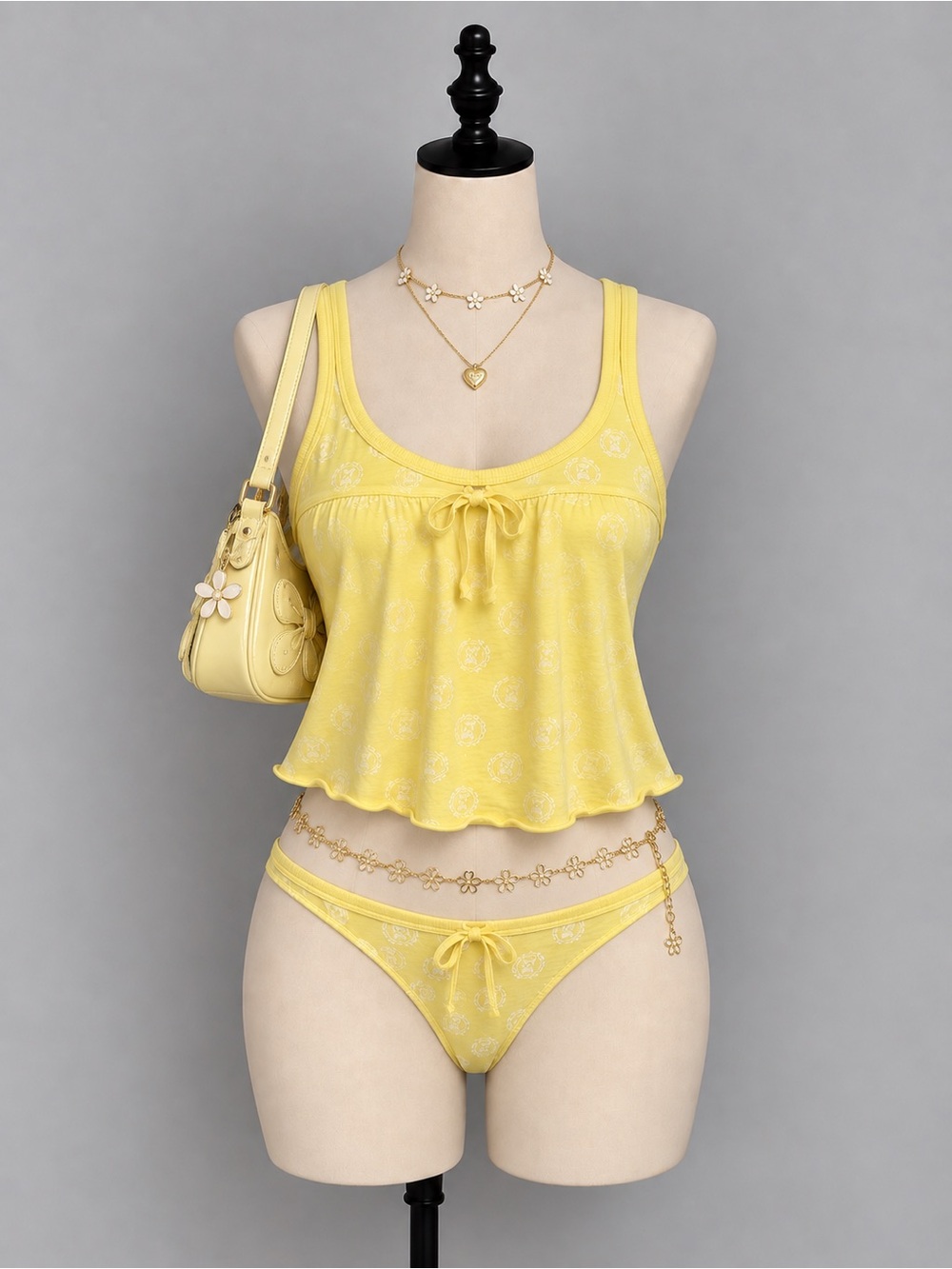 🍒3/33$ Vintage Lulu & Coco by La Senza tank top